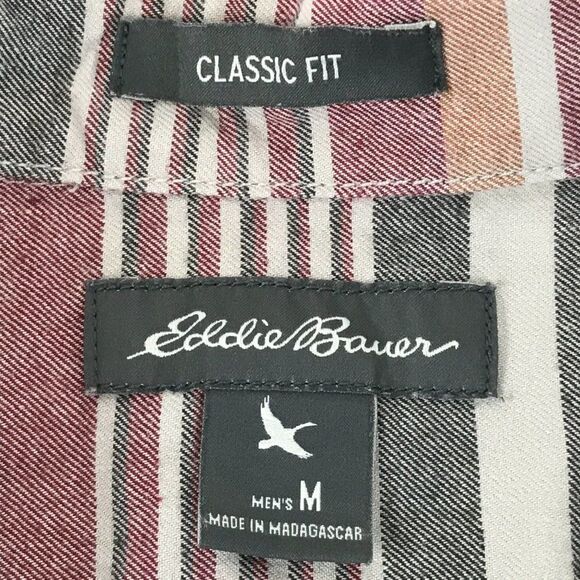 Eddie Bauer Shirt Men's Medium Classic Fit Button Down Long Sleeve Cotton Casual - Picture 7 of 8